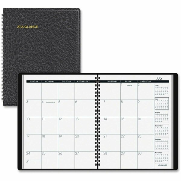 At-A-Glance 7 x 9 in. Monthly Planner - Black AT464867